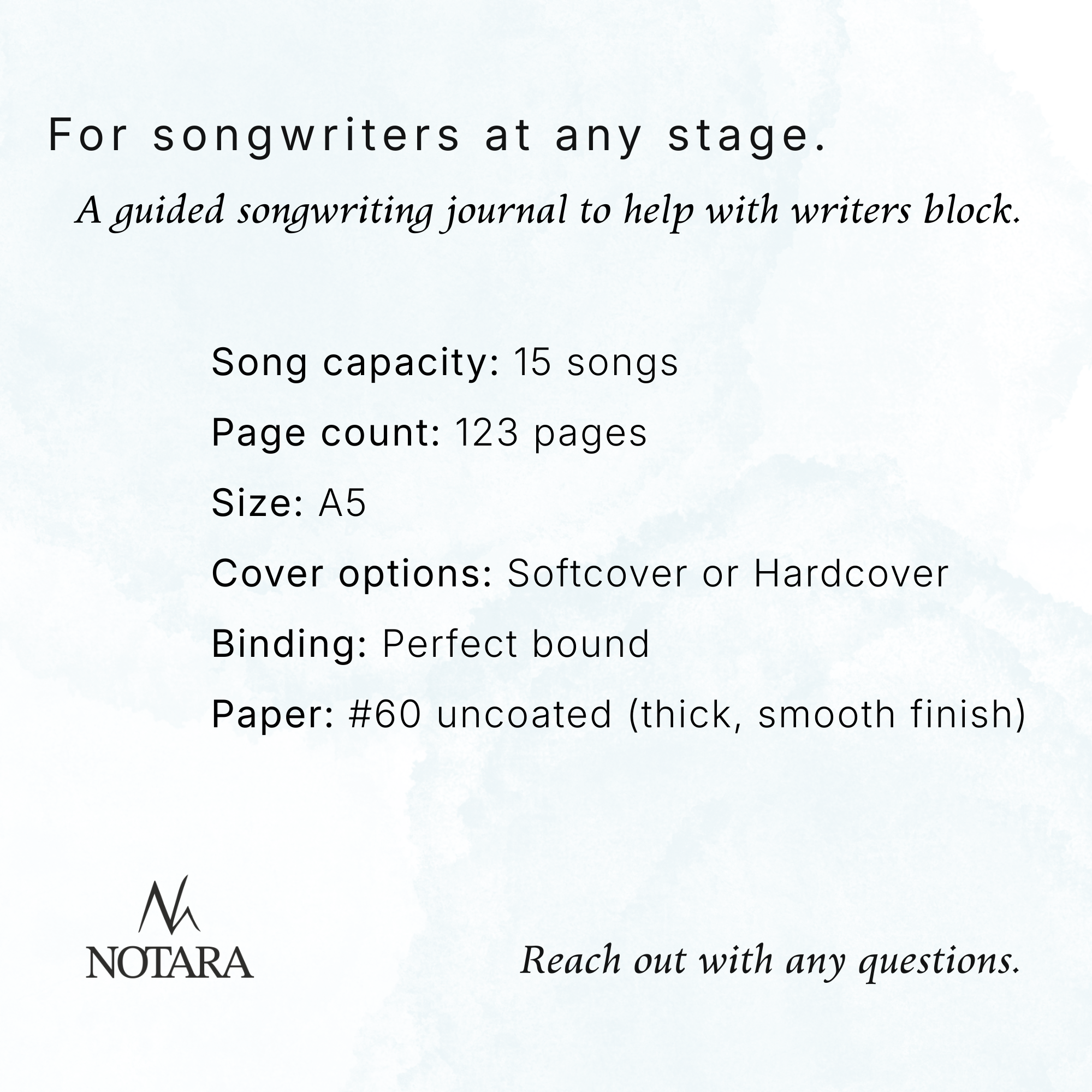 Guided Songwriting Journal — Guitar Edition